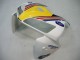 Purchase 2005-2006 Blue White Yellow Rothmans Honda CBR600RR Motorcycle Fairings UK