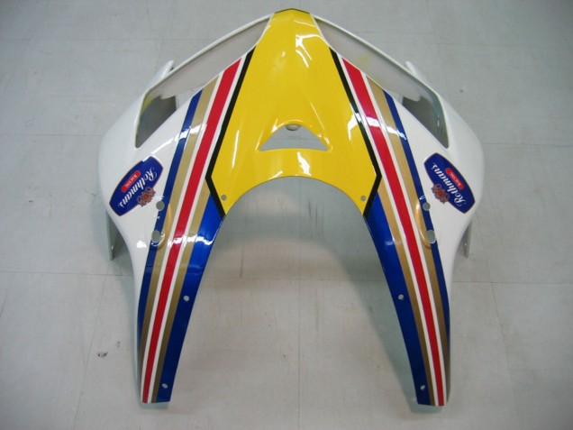 Purchase 2005-2006 Blue White Yellow Rothmans Honda CBR600RR Motorcycle Fairings UK