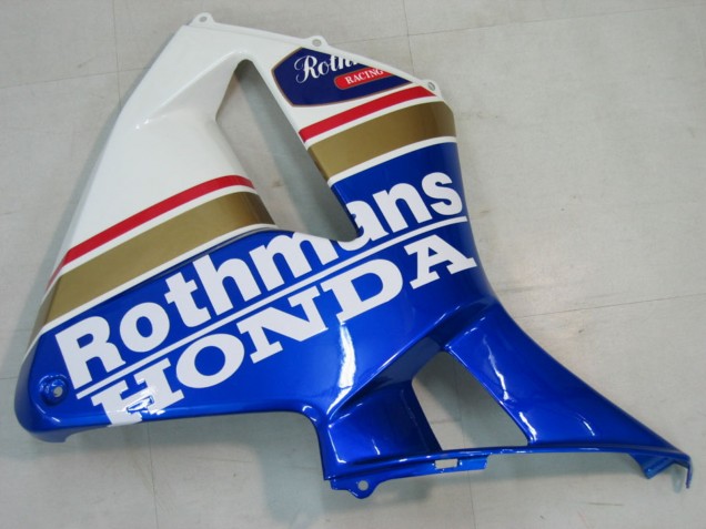 Purchase 2005-2006 Blue White Yellow Rothmans Honda CBR600RR Motorcycle Fairings UK