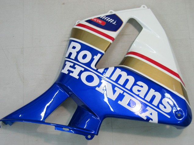Purchase 2005-2006 Blue White Yellow Rothmans Honda CBR600RR Motorcycle Fairings UK