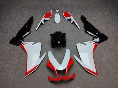 Purchase 2009-2015 Glossy White Red Aprilia RSV4 1000 Motorcycle Fairings UK