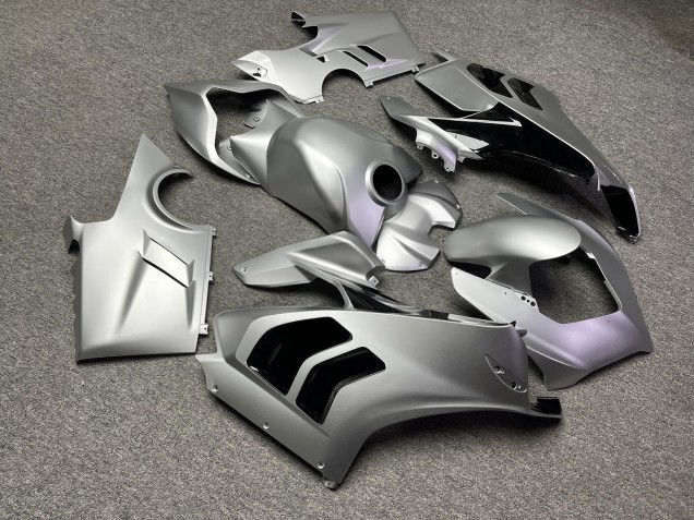 Purchase 2022-2024 Matte Silver & Glossy Black Ducati Panigale V4 V4S Motorcycle Fairings UK