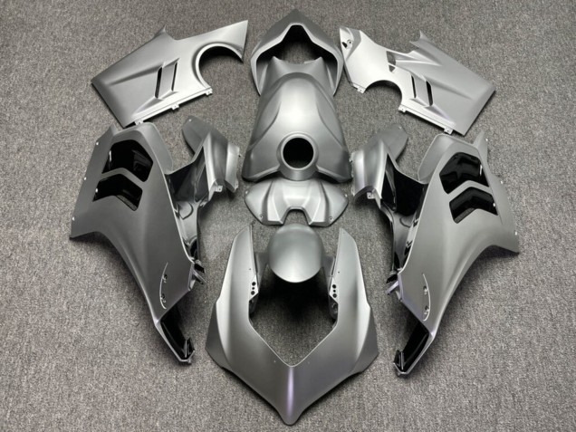Purchase 2022-2024 Matte Silver & Glossy Black Ducati Panigale V4 V4S Motorcycle Fairings UK
