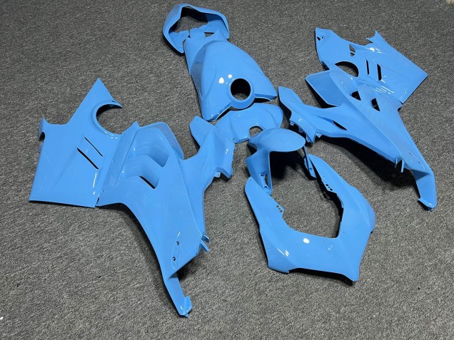 Purchase 2022-2024 Glossy Light Blue Ducati Panigale V4 V4S Motorcycle Fairings UK
