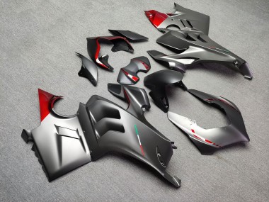 Purchase 2022-2024 Matte Grey & Glossy Red Ducati Panigale V4 V4S Motorcycle Fairings UK