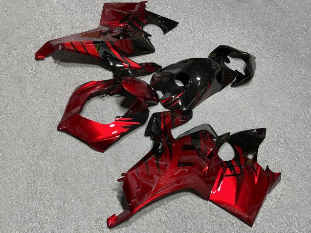 Purchase 2022-2024 Glossy Black Red Splash Ducati Panigale V4 V4S Motorcycle Fairings UK