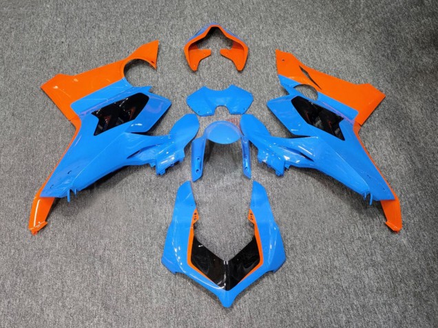 Purchase 2022-2024 Glossy Blue Orange Black Ducati Panigale V4 V4S Motorcycle Fairings UK