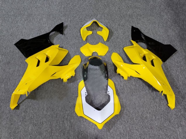 Purchase 2022-2024 Glossy Yellow Black White Ducati Panigale V4 V4S Motorcycle Fairings UK