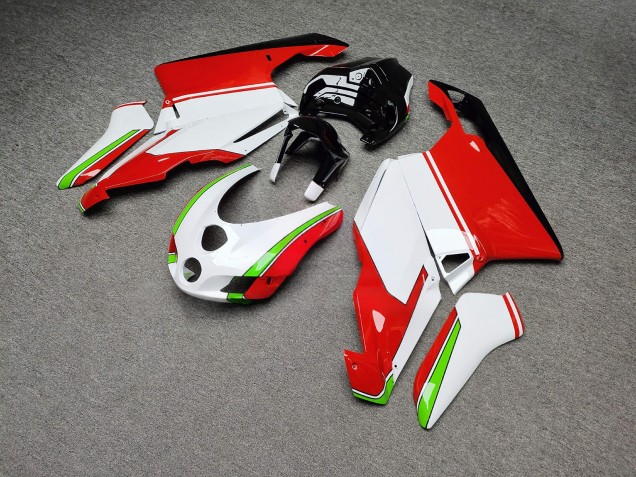 Purchase 2003-2004 Glossy White Red Green Ducati 749 999 Motorcycle Fairings UK