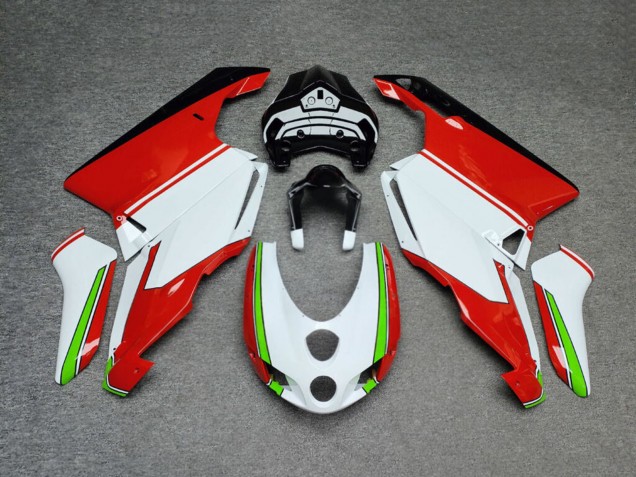 Purchase 2003-2004 Glossy White Red Green Ducati 749 999 Motorcycle Fairings UK