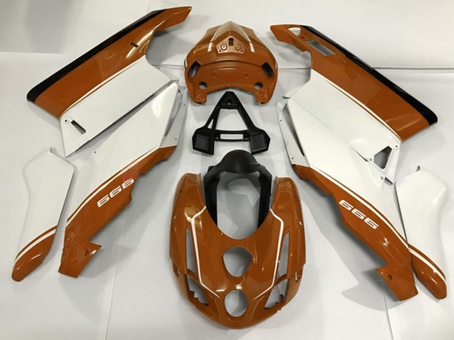 Purchase 2003-2004 White Orange Black Ducati 749 999 Motorcycle Fairings UK