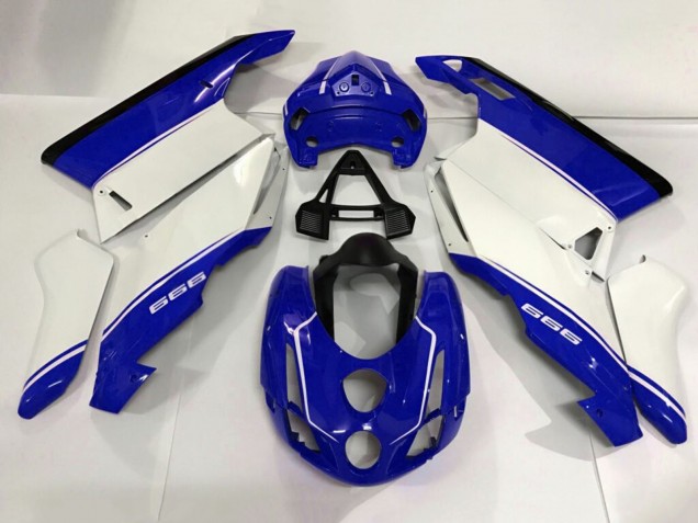 Purchase 2003-2004 White Blue Black Ducati 749 999 Motorcycle Fairings UK