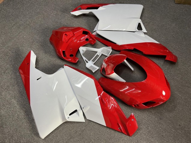 Purchase 2005-2006 Glossy Red White Ducati 749 999 Motorcycle Fairings UK