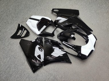 Purchase 1993-2005 Glossy Black White Ducati 748 916 996 998 Motorcycle Fairings UK