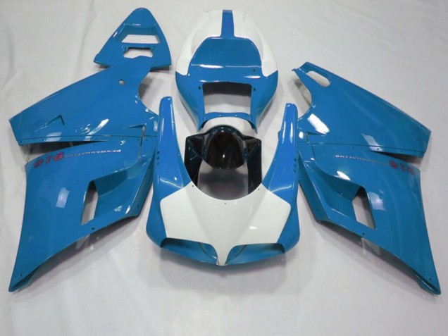 Purchase 1993-2005 Glossy Light Blue White Ducati 748 916 996 998 Motorcycle Fairings UK