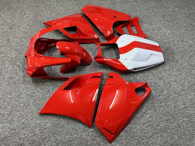 Purchase 1993-2005 Glossy Red White Ducati 748 916 996 998 Motorcycle Fairings UK