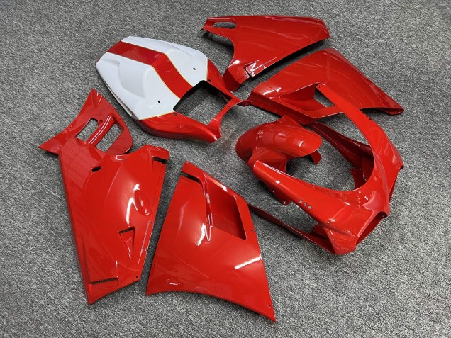 Purchase 1993-2005 Glossy Red White Ducati 748 916 996 998 Motorcycle Fairings UK