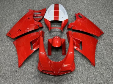 Purchase 1993-2005 Glossy Red White Ducati 748 916 996 998 Motorcycle Fairings UK
