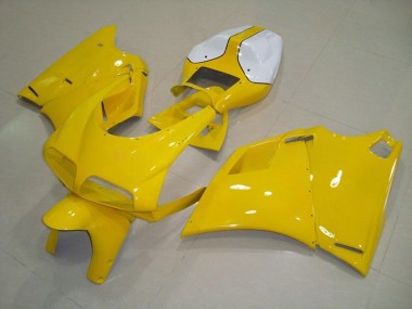 Purchase 1993-2005 Glossy Yellow White Ducati 748 916 996 998 Motorcycle Fairings UK