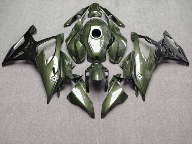 Purchase 2019-2022 Glossy Olive Green & Black BMW S1000RR Motorcycle Fairings UK