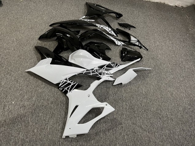 Purchase 2019-2022 Glossy Black White BMW S1000RR Motorcycle Fairings UK