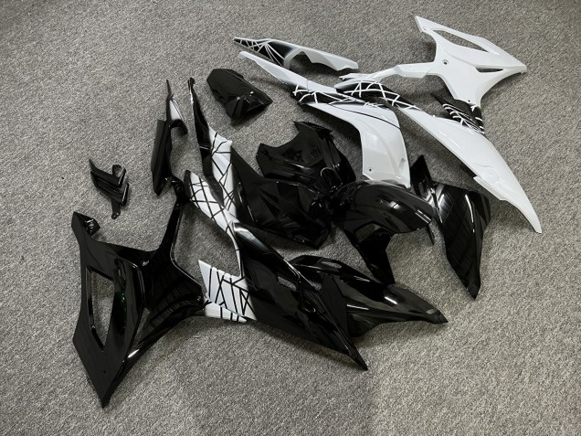 Purchase 2019-2022 Glossy Black White BMW S1000RR Motorcycle Fairings UK
