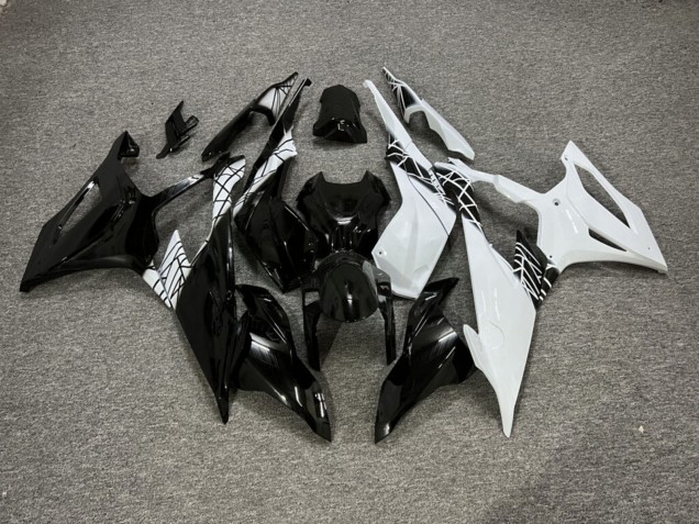 Purchase 2019-2022 Glossy Black White BMW S1000RR Motorcycle Fairings UK