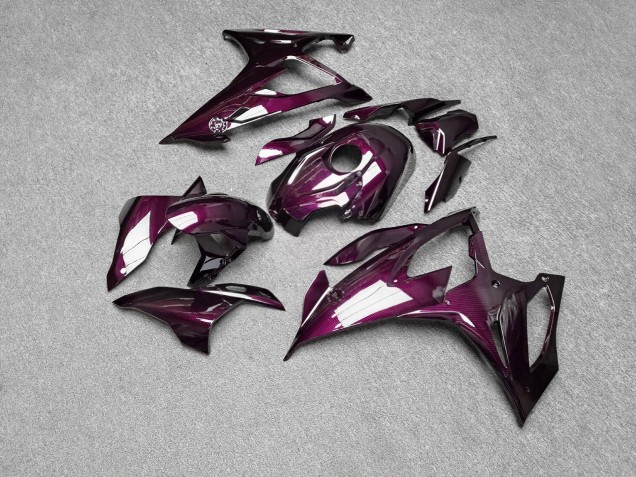 Purchase 2019-2022 Glossy Pink Carbon Fiber Style BMW S1000RR Motorcycle Fairings UK