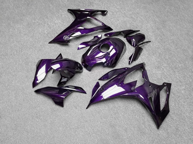 Purchase 2019-2022 Glossy Purple Carbon Fiber Style BMW S1000RR Motorcycle Fairings UK