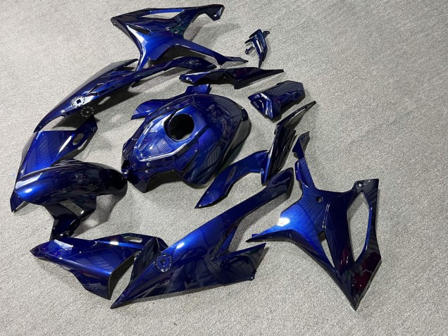 Purchase 2019-2022 Glossy Dark Royal Blue BMW S1000RR Motorcycle Fairings UK