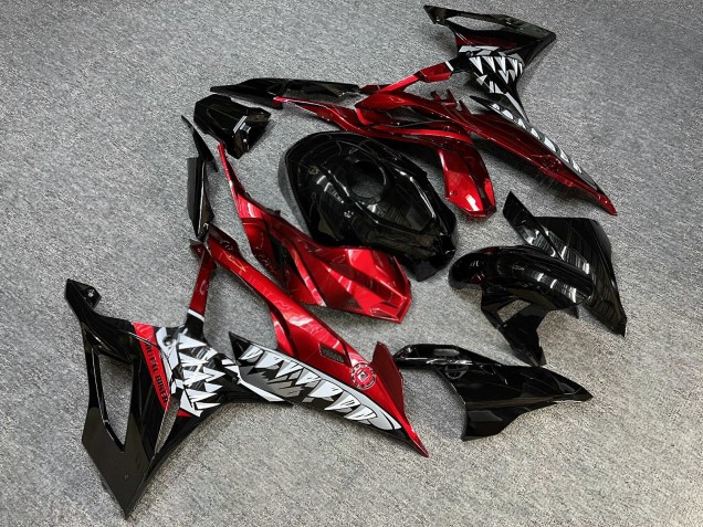 Purchase 2019-2022 Glossy Red Black Shark BMW S1000RR Motorcycle Fairings UK