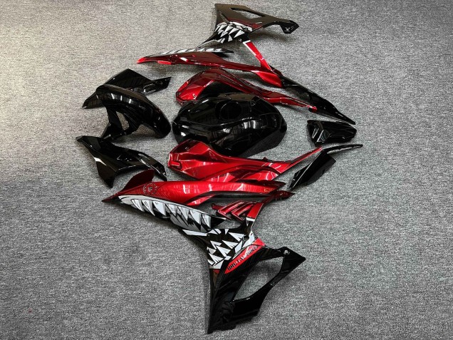 Purchase 2019-2022 Glossy Red Black Shark BMW S1000RR Motorcycle Fairings UK