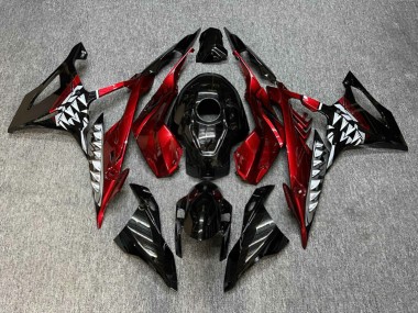 Purchase 2019-2022 Glossy Red Black Shark BMW S1000RR Motorcycle Fairings UK