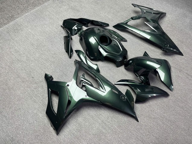 Purchase 2019-2022 Glossy Midnight Green Metallic BMW S1000RR Motorcycle Fairings UK