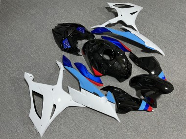 Purchase 2019-2022 Glossy White Light Blue Black Red BMW S1000RR Motorcycle Fairings UK