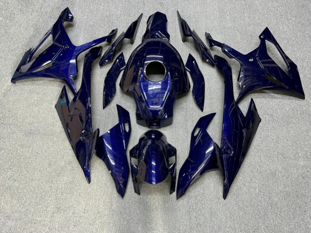 Purchase 2019-2022 Glossy Blue Carbon Fiber Style BMW S1000RR Motorcycle Fairings UK