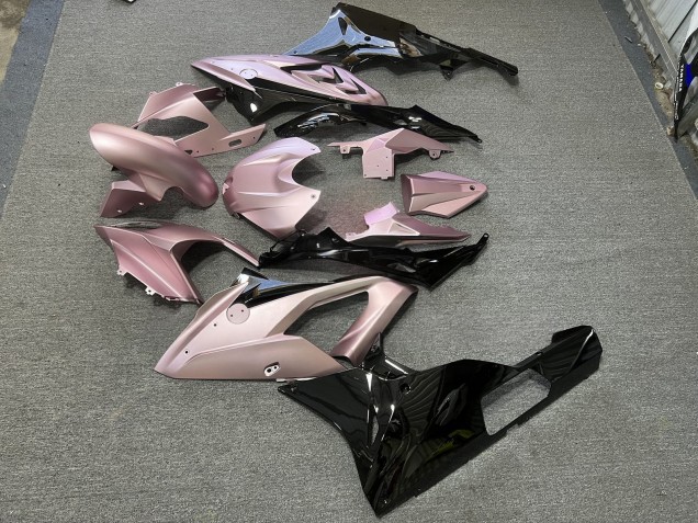 Purchase 2019-2022 Glossy Rose Gold Black BMW S1000RR Motorcycle Fairings UK