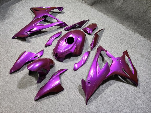 Purchase 2019-2022 Glossy Pink BMW S1000RR Motorcycle Fairings UK