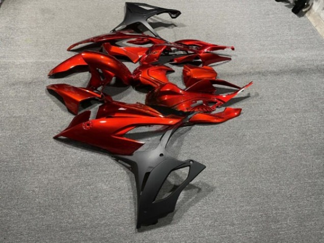Purchase 2019-2022 Glossy Scarlet Red Matte Black BMW S1000RR Motorcycle Fairings UK