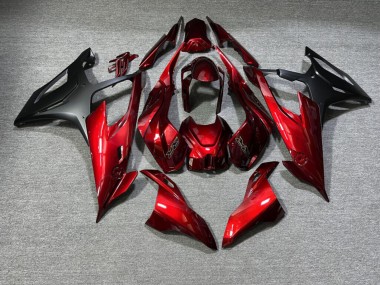 Purchase 2019-2022 Glossy Scarlet Red Matte Black BMW S1000RR Motorcycle Fairings UK