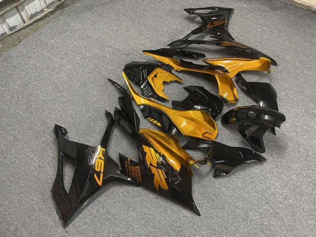 Purchase 2019-2022 Glossy Black Gold BMW S1000RR Motorcycle Fairings UK