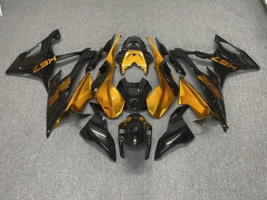 Purchase 2019-2022 Glossy Black Gold BMW S1000RR Motorcycle Fairings UK
