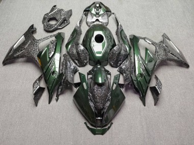 Purchase 2023-2024 Glossy Forged Carbon Fiber & Green Style BMW S1000RR Motorcycle Fairings UK