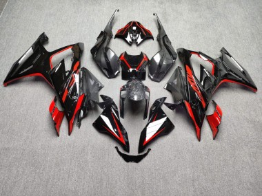 Purchase 2023-2024 Glossy Black & Red with Forged Carbon Fiber Style BMW S1000RR Motorcycle Fairings UK