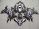 Purchase 2023-2024 Glossy Black with Red & Blue Carbon Fiber Style BMW S1000RR Motorcycle Fairings UK