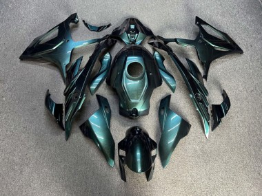 Purchase 2023-2024 Glossy Metallic Emerald Blue BMW S1000RR Motorcycle Fairings UK