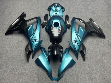 Purchase 2023-2024 Glossy Metallic Cyan & Black BMW S1000RR Motorcycle Fairings UK