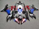 Purchase 2023-2024 Glossy White with Red & Blue with Carbon Fiber Style BMW S1000RR Motorcycle Fairings UK