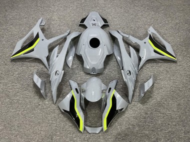 Purchase 2023-2024 Nardo Grey & Black High Vis Yellow BMW S1000RR Motorcycle Fairings UK