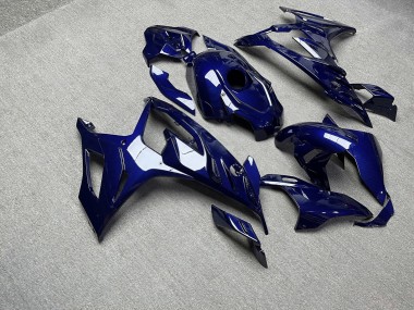 Purchase 2023-2024 Glossy Blue Carbon Fiber Style BMW S1000RR Motorcycle Fairings UK